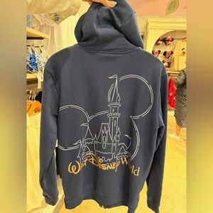 Disney zip up hoodie WDW 2026